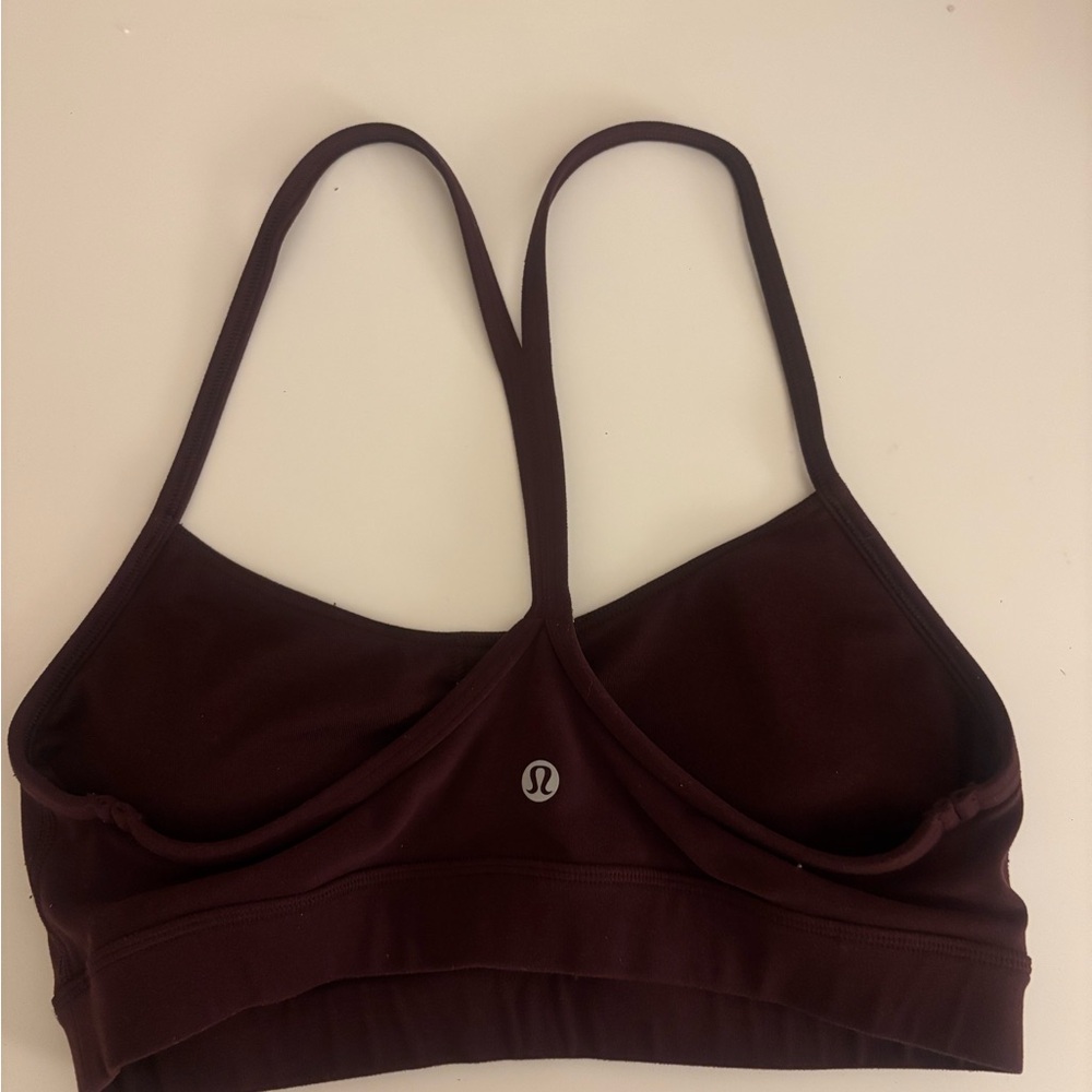Lululemon Burgundy Sports Bra